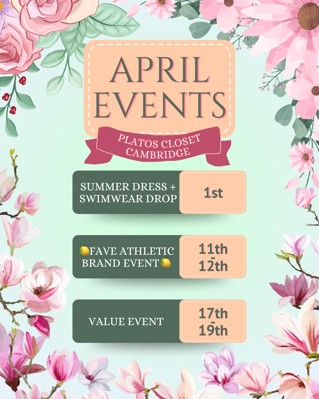April Events